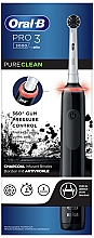 Elektrische Zahnbürste schwarz - Oral-B Pro 3 3000 Pure Clean Toothbrush  — Bild N3