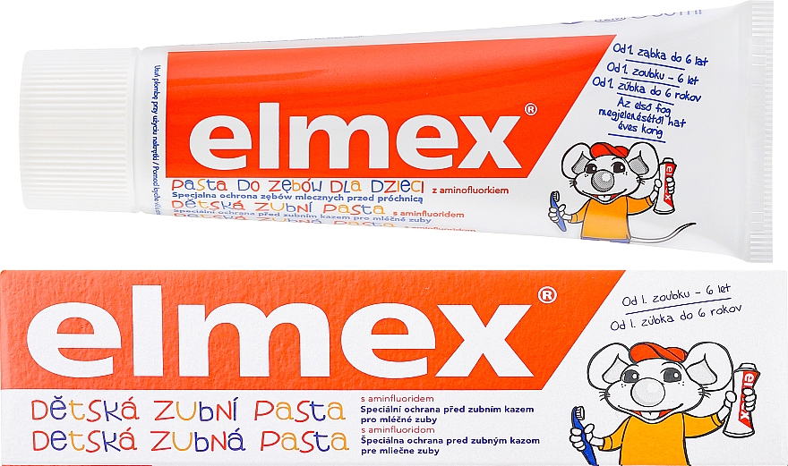 Kinderzahnpasta mit Aminfluorid 0-6 Jahre - Elmex Childrens Toothpaste — Bild N2