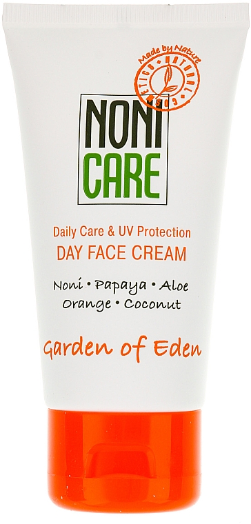 Pflegende Gesichtscreme mit Aloe Vera, Orange, Papaya, Noni, Kokosnuss und UV-Schutz - Nonicare Garden Of Eden Day Face Cream — Foto N2