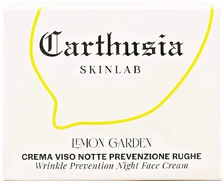 Anti-Falten-Gesichtscreme für die Nacht - Carthusia Skinlab Lemon Garden Wrinkle Prevention Night Face Cream — Bild N2