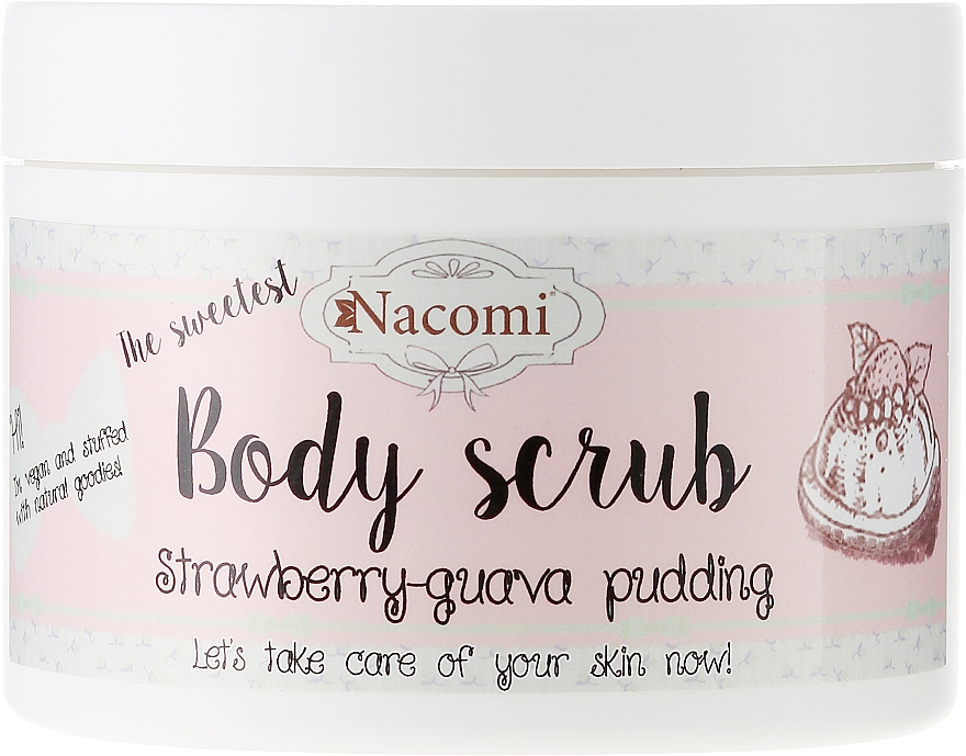 Körperpeeling mit Erdbeere und Guave - Nacomi Body Scrub Strawberry-Guawa Pudding