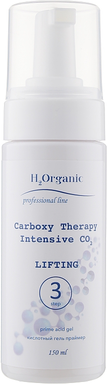 Set Carboxytherapie mit Lifting-Effekt - H2Organic Carboxy Therapy Intensive CO2 Lifting (3xgel/150ml) — Bild N6