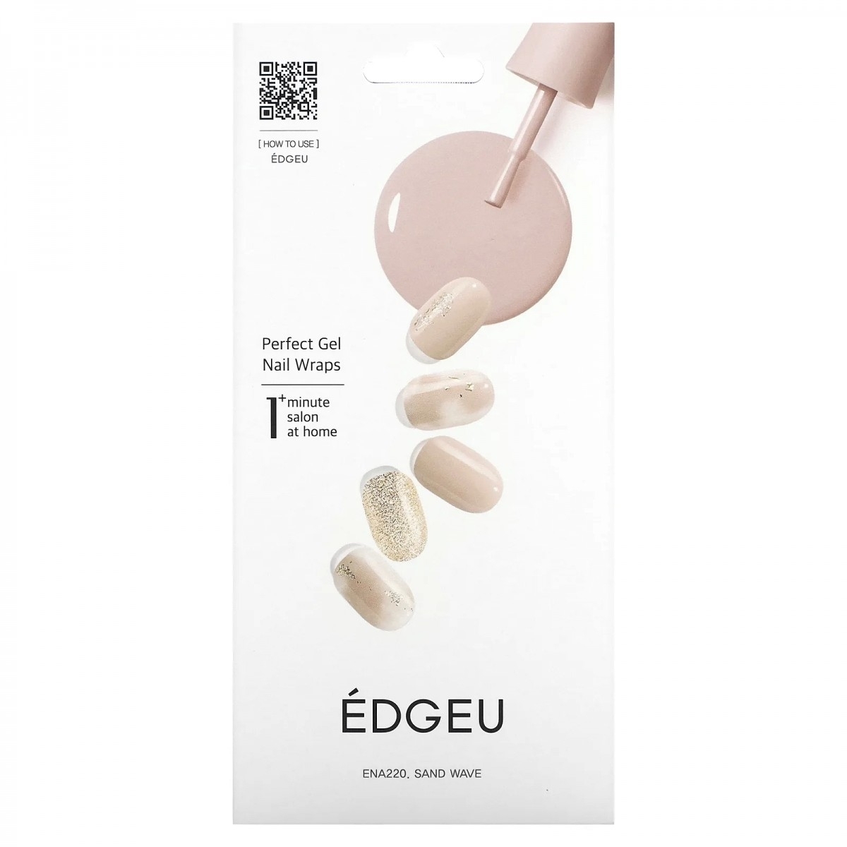 Edgeu Perfect Gel Nail Wraps  - Maniküre-Set — Bild ENA220 - Sand Wave