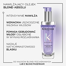 Feuchtigkeitsspendendes Haaröl - Kerastase Blond Absolu Cicagloss Hydrating Oil Concentrate Refillable — Bild N6