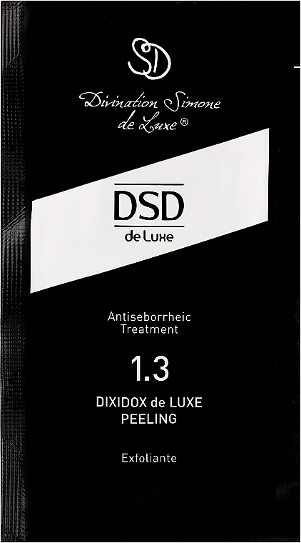 Kopfhaut-Peeling gegen Seborrhoe № 1.3 - Divination Simone De Luxe Dixidox DeLuxe Antiseborrheic Peeling (Mini) — Bild N1