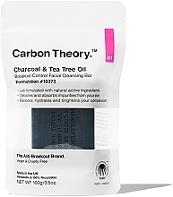 Reinigende Kohleseife für Problemhaut - Carbon Theory Facial Cleansing Bar — Bild N1