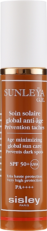 Anti-Aging Sonnenschutzcreme für das Gesicht SPF 50+ - Sisley Sunleya G.E. Age Minimizing Global Sun Care SPF 50/PA+++ — Bild N2