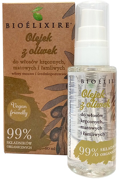 Olivenöl für krauses, stumpfes und sprödes Haar - Bioelixire — Bild N1