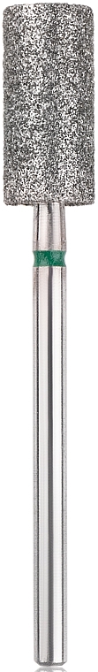 Diamant-Nagelfräser Zylinder 6,0 mm L-13,0 mm grün - Head The Beauty Tools — Bild N1