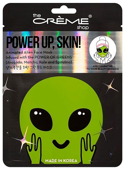 Gesichtsmaske - The Creme Shop Power Up Skin Alien Mask  — Bild N1