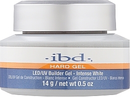 LED/UV Nagelgel weiß - IBD LED/UV Builder Intense White Gel — Bild N1