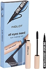 Düfte, Parfümerie und Kosmetik Set - Inglot All Eyes Need Eye Makeup Set (mascara/8,5ml + eyeliner/0,55ml)