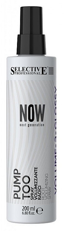 Volumengebendes Spray - Selective Professional Now Next Generation Pump Too — Bild N1