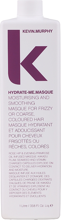 Feuchtigkeitsspendende und glättende Maske für krauses Haar - Kevin Murphy Hydrate-Me.Masque — Bild N2