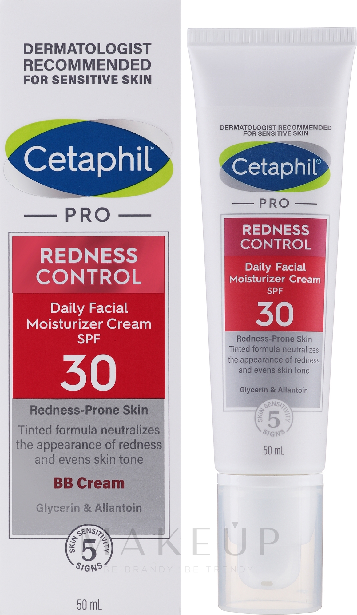 Feuchtigkeitsspendende Tagescreme für das Gesicht gegen Rötungen SPF 30 - Cetaphil Pro Redness Control Daily Facial Moisturizer Cream — Bild 50 ml