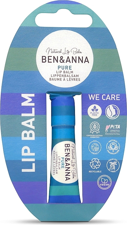 Lippenbalsam ohne Geruch - Ben & Anna Lip Balm Pure — Bild N1