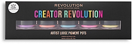 Set - Makeup Revolution Creator Revolution Artist Pigment Pot Set (pigment/5x0.8g) — Bild N2