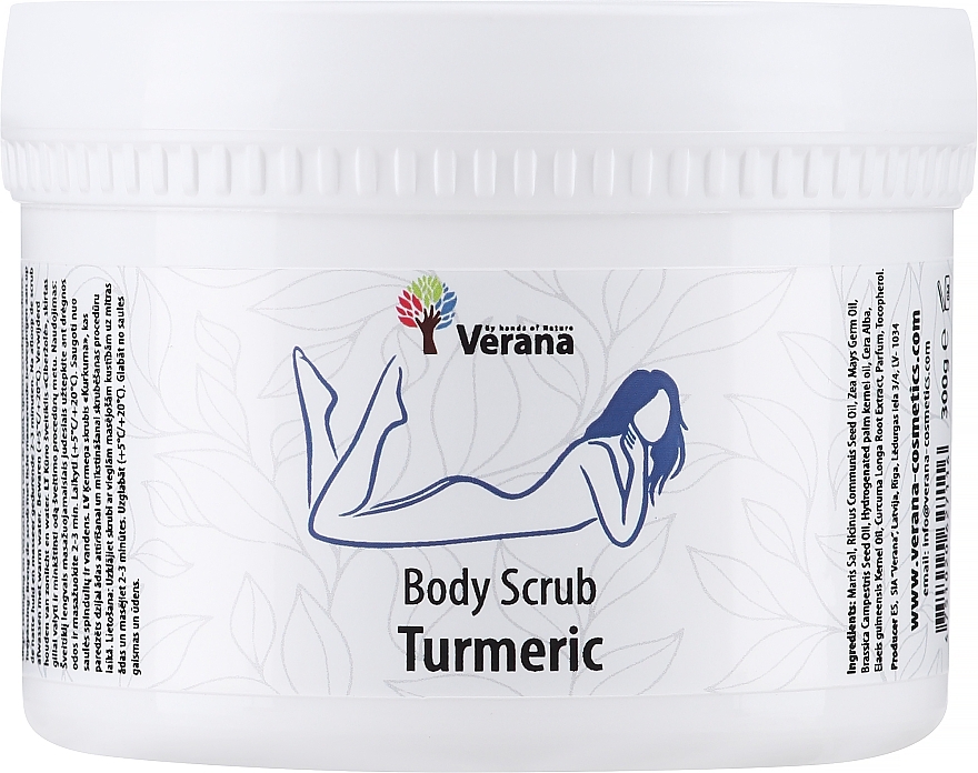 Körperpeeling Kurkuma - Verana Body Scrub Turmeric  — Bild N2