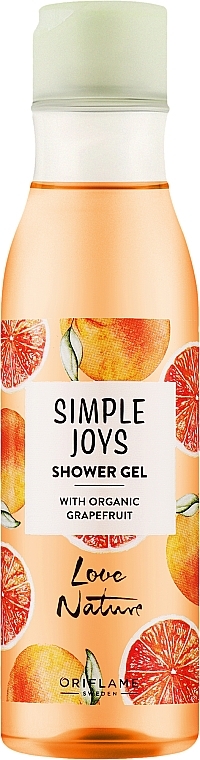 Duschgel mit Bio-Grapefruit - Oriflame Love Nature Simple Joys Shower Gel — Bild N1