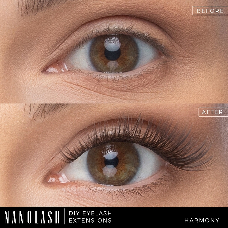 Künstliche Wimpern - Nanolash Diy Eyelash Extensions Harmony — Bild N14