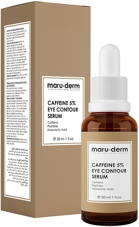 Augenserum - Maruderm Cosmetics Caffeine 5% Eye Contour Serum  — Bild N1