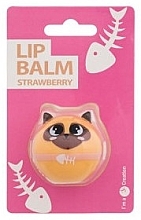 Lippenbalsam Erdbeere - Cosmetic 2K Cute Animals Lip Balm Strawberry — Bild N1