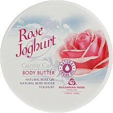 Körperbutter mit natürlichem Rosenöl, Rosenwasser und Yoghurt - Bulgarian Rose Body Butter Rose Joghurt — Bild N1