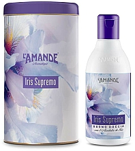 Düfte, Parfümerie und Kosmetik L'Amande Iris Supremo - Aromatisches Bade- und Duschgel Iris (in Box)