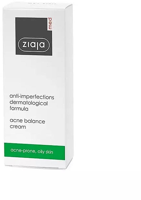 Ziaja Med Anti-Imperfections Face Cream  - Gesichtscreme für fettige und zu Akne neigende Haut — Bild N2