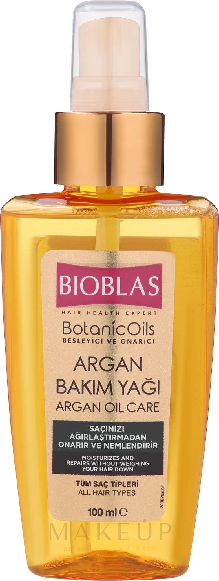 Haaröl mit Argan - Bioblas Botanic Oils Argan Oil — Bild 100 ml
