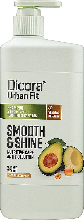 Shampoo für alle Haartypen - Dicora Urban Fit Shampoo Smooth & Shine — Bild N3