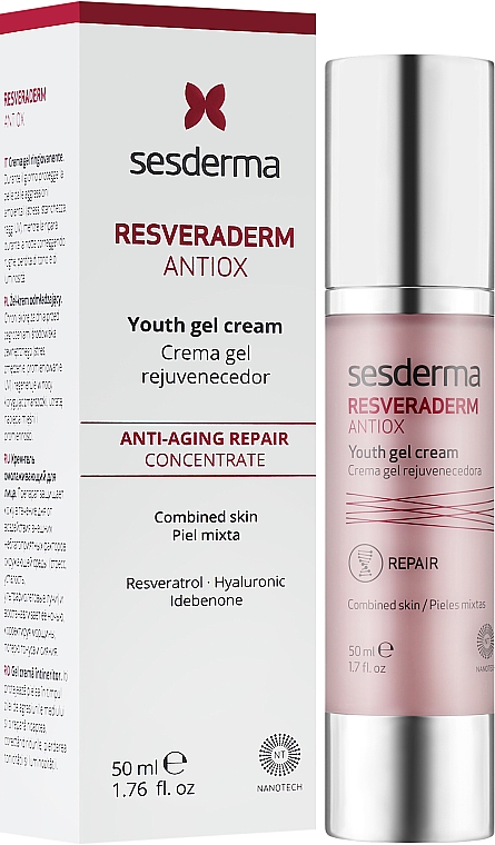 Antioxidatives Anti-Aging Gesichtskonzentrat - SesDerma Laboratories Resveraderm Antiox Concentrated Anti-Aging — Foto N2