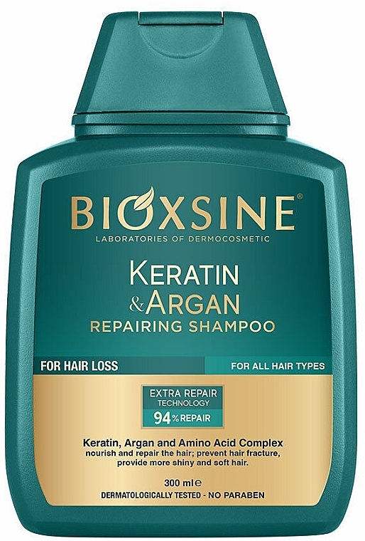 Revitalisierendes Shampoo - Biota Bioxsine Keratin & Argan Repairing Shampoo — Bild N1