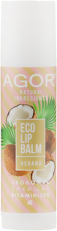 Lippenbalsam - Agor Vegana Eco Lip Balm — Bild N1