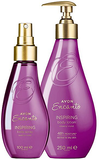 Set - Avon Encanto Inspiring (lotion/250ml + spray/100ml) — Bild N1