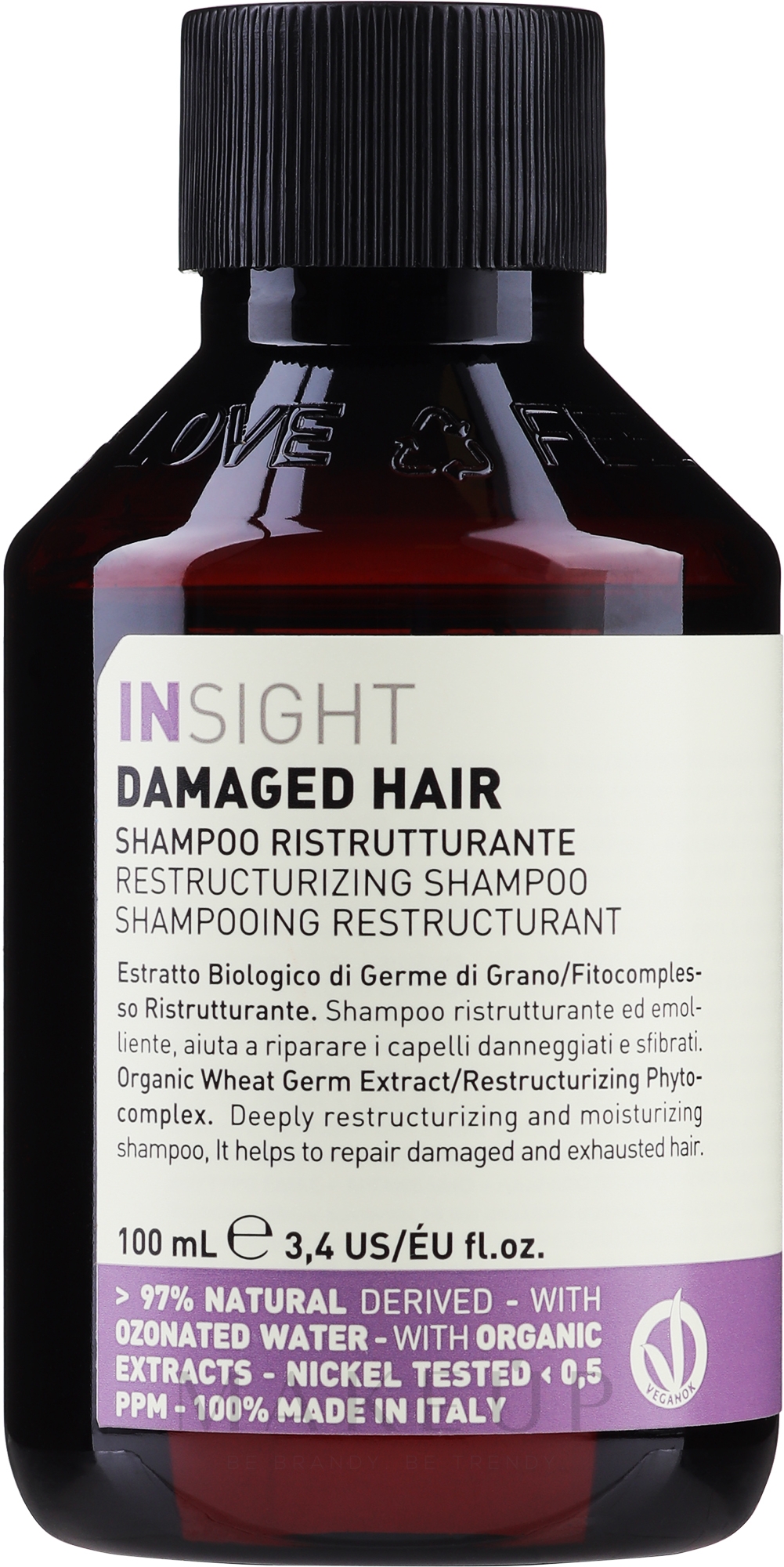 Regenerierendes Shampoo für strapaziertes Haar - Insight Restructurizing Shampoo — Foto 100 ml