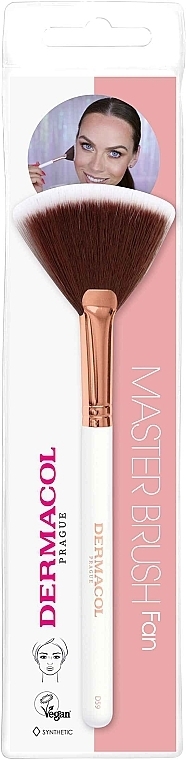 Fächerpinsel - Dermacol Master Brush Rose Gold D59 — Bild N1