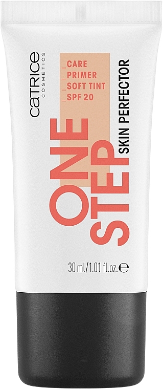 Feuchtigkeitsspendender Gesichtsprimer mit Ginseng und Vitamin C SPF 20 - Catrice One Step Skin Perfector — Bild N1