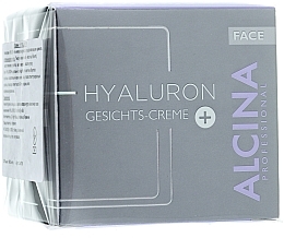 Feuchtigkeitsspendende Gesichtscreme mit Hyaluronsäure - Alcina Hyaluron+ Face Cream  — Bild N1