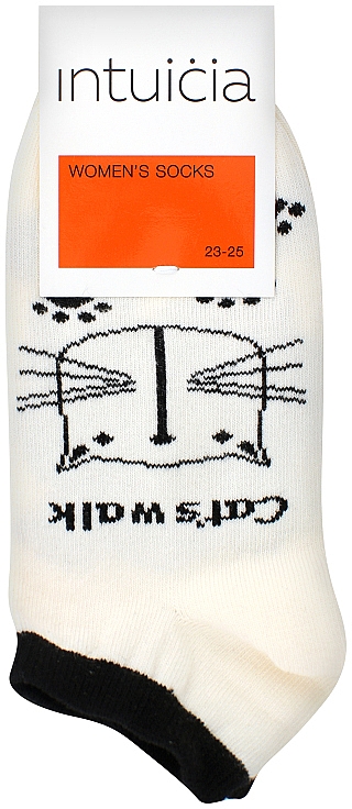 Damensocken 184 weiß - Intuicia — Bild N1