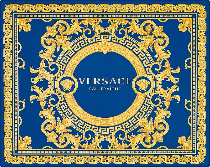 Versace Man Eau Fraiche - Duftset (Eau de Toilette 50ml + After Shave Balsam 50ml + Duschgel 50ml)  — Bild N1