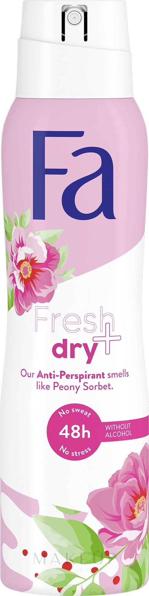 Deospray Antitranspirant - Fa Fresh & Dry Deodorant 48h — Bild 150 ml