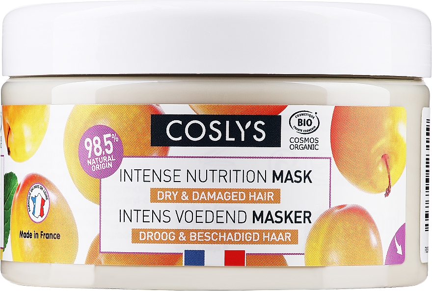 Regenerierende Bio Haarmaske mit Öl aus dem Mirabellenstein für trockenes und beschädigtes Haar - Coslys Hair Care Hair Repairing Mask with Mirabelle — Bild N3