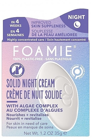 Feste Nachtcreme - Foamie Solid Night Cream — Bild N1