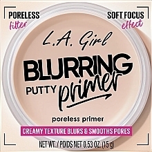 Gesichtsprimer - L.A. Girl Blurring Putty Primer Poreless Primer	 — Bild N2