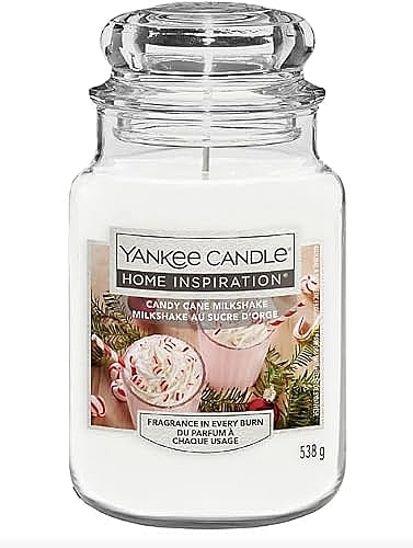 Duftkerze im Glas - Yankee Candle Home Inspiration Candy Cane Milkshake — Bild N1