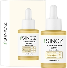 Düfte, Parfümerie und Kosmetik Gesichtsserum gegen Unvollkommenheiten  - Sinoz Anti Dark Spot Alpha Arbutin 