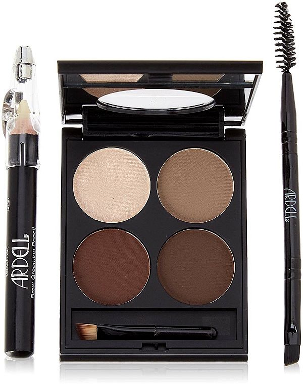 Make-up Set (Make-up Palette 4g + Wimpernbürste + Augenbrauenpinsel) - Ardell Brow Defining Kit — Bild N2