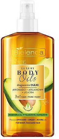 Multifunktionales Öl für Körper und Gesicht - Bielenda Luxury Body Oils — Bild N1