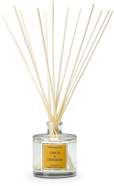 Cereria Molla Lemon & Cinnamon Reed Diffuser  - Aromadiffusor Zitrone & Zimt  — Bild N1